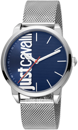 Just Cavalli Niebieski/Stal Ø42 mm JC1G079M0055