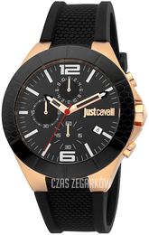 Just Cavalli Sport Czarny/Guma Ø44 mm JC1G081P0055