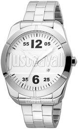 Just Cavalli Biały/Stal Ø43 mm JC1G106M0045