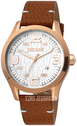 Just Cavalli Biały/Skóra Ø42 mm JC1G108L0045