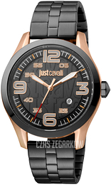 Just Cavalli Czarny/Stal Ø42 mm JC1G108M0085