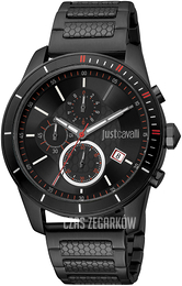 Just Cavalli Sport Czarny/Stal Ø44 mm JC1G166M0065