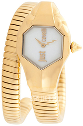 Just Cavalli Glam Chic Biały/Stal w odcieniu złota JC1L001M0025