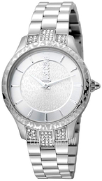 Just Cavalli Srebrny/Stal Ø34 mm JC1L004M0055