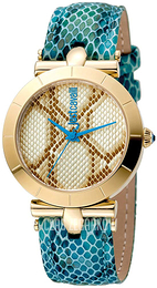 Just Cavalli Animal Szampański/Skóra Ø34 mm JC1L005L0045