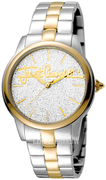 Just Cavalli Glam Chic Srebrny/Stal w odcieniu złota Ø36 mm JC1L006M0135