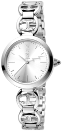 Just Cavalli Logo Srebrny/Stal Ø28 mm JC1L009M0055