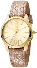 Just Cavalli Żółte złoto/Skóra Ø32 mm JC1L010L0045