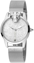 Just Cavalli Srebrny/Stal Ø32 mm JC1L057M0325
