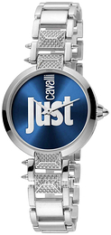 Just Cavalli Niebieski/Stal Ø28 mm JC1L076M0085