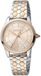 Just Cavalli Glam Różowe złoto/Stal w kolorze różowego złota Ø32 mm JC1L087M0305