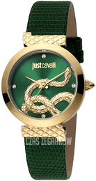 Just Cavalli Zielony/Skóra Ø32 mm JC1L091L0015