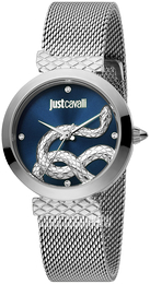 Just Cavalli Niebieski/Stal Ø32 mm JC1L091M0045