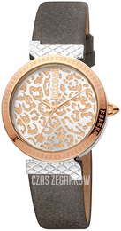 Just Cavalli Srebrny/Skóra Ø32 mm JC1L092L0045