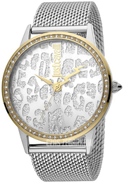 Just Cavalli Srebrny/Stal Ø42 mm JC1L094M0225