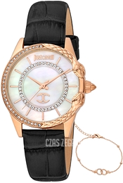 Just Cavalli Animal Biały/Skóra Ø32 mm JC1L095L0235