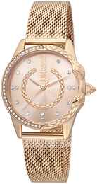Just Cavalli Różowe złoto/Stal w kolorze różowego złota Ø32 mm JC1L095M0075