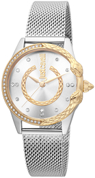 Just Cavalli Srebrny/Stal Ø32 mm JC1L095M0095