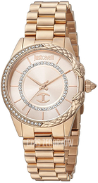 Just Cavalli Snake Różowe złoto/Stal w kolorze różowego złota Ø32 mm JC1L095M0275SET