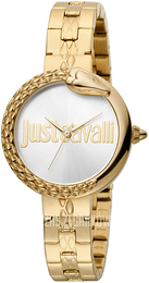 Just Cavalli Srebrny/Stal w odcieniu złota Ø32 mm JC1L097M0085
