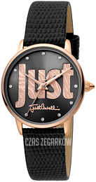Just Cavalli Czarny/Skóra Ø32 mm JC1L116L0035