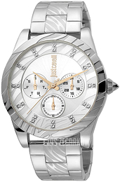 Just Cavalli Srebrny/Stal Ø40 mm JC1L130M0055