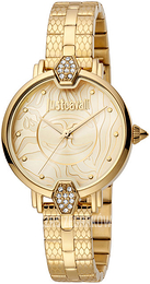 Just Cavalli Żółte złoto/Stal w odcieniu złota Ø32 mm JC1L143M0055