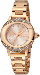 Just Cavalli Glam Chic Różowe złoto/Stal w kolorze różowego złota Ø32 mm JC1L150M0075