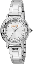 Just Cavalli Srebrny/Stal Ø32 mm JC1L151M0045
