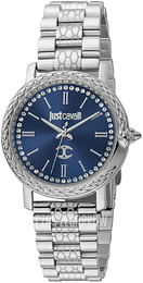 Just Cavalli Niebieski/Stal Ø32 mm JC1L212M0055