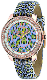 Just Cavalli Wielokolorowy/Skóra Ø40 mm R7251586504
