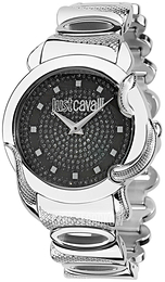 Just Cavalli Czarny/Stal Ø39 mm R7253576502