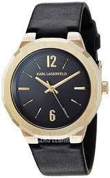 Karl Lagerfeld Joleigh Czarny/Skóra Ø34 mm KL3410