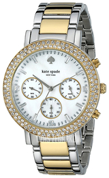 Kate Spade Gramercy Biały/Stal Ø38 mm 1YRU0563