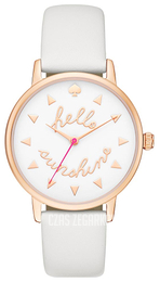 Kate Spade Metro Biały/Skóra Ø34 mm KSW1089