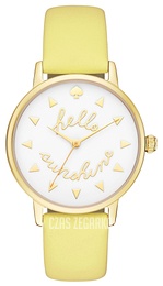 Kate Spade Metro Biały/Skóra Ø34 mm KSW1090
