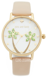 Kate Spade Metro Biały/Skóra Ø34 mm KSW1103