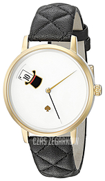 Kate Spade Metro Biały/Skóra Ø34 mm KSW1214