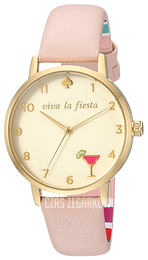 Kate Spade Metro Kremowy/Skóra Ø34 mm KSW1310