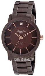 Kenneth Cole Diamond Brązowy/Stal Ø43.5 mm 10007959