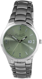 Kenneth Cole Zielony/Stal Ø44 mm 10008374