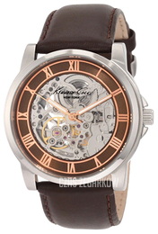 Kenneth Cole Automatic Brązowy/Skóra Ø42 mm 10010681