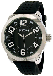 Kenneth Cole Reaction Czarny/Guma Ø50 mm 10020058