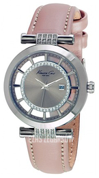 Kenneth Cole Srebrny/Skóra Ø36 mm 10021104