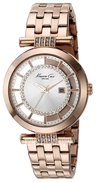 Kenneth Cole Srebrny/Stal w kolorze różowego złota Ø35 mm 10021106