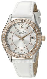 Kenneth Cole Srebrny/Skóra Ø38 mm 10021107