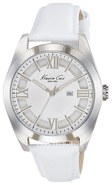 Kenneth Cole Classic Biały/Skóra Ø40 mm 10021282