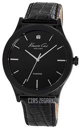 Kenneth Cole Czarny/Skóra Ø44 mm 10024367
