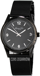 Kenneth Cole Czarny/Stal Ø43 mm 10024821