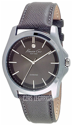 Kenneth Cole Diamond Szary/Skóra Ø44 mm 10027419